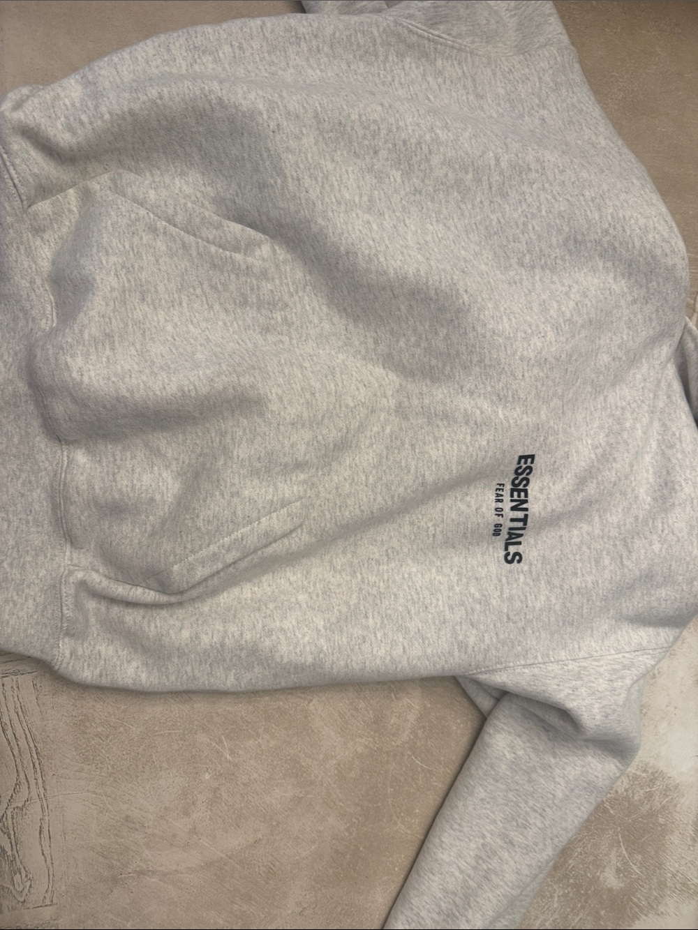 Essentials Light Gray Crewneck Sweatshirt